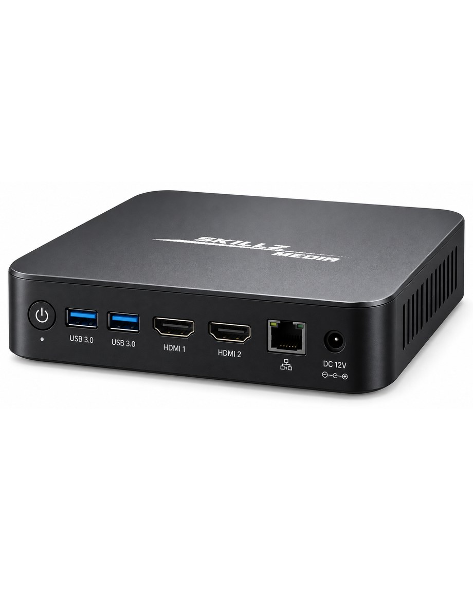 Skillz Media edge player with dual HDMI, USB and ethernet